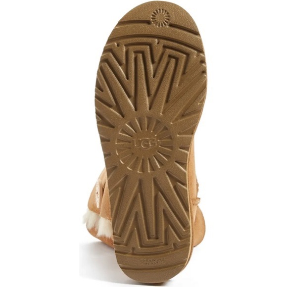 NWT/NWB UGG Bailey Button II Boot In Chestnut Suede, Sz. 8 - Picture 5 of 13